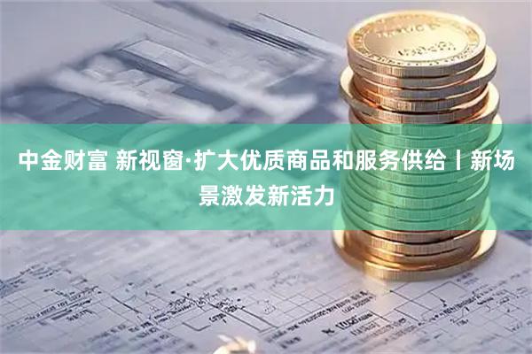 中金财富 新视窗·扩大优质商品和服务供给丨新场景激发新活力